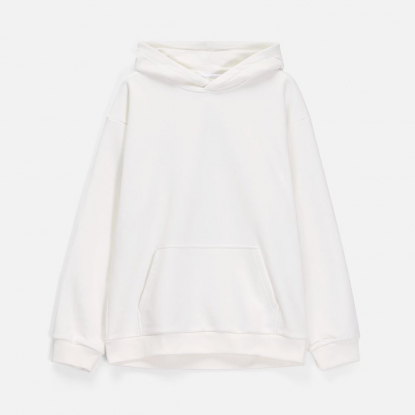 Худи унисекс оверсайз Songo, молочно-белое