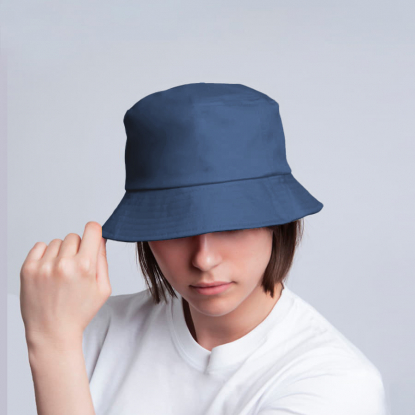 Хлопковая панама BRIM 250, синяя