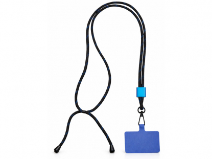 Ремешок на шею для телефона Риксо, синий