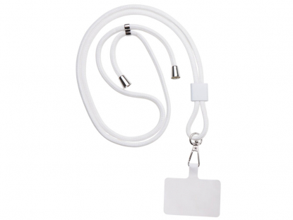 Ремешок на шею для телефона Риксо, белый