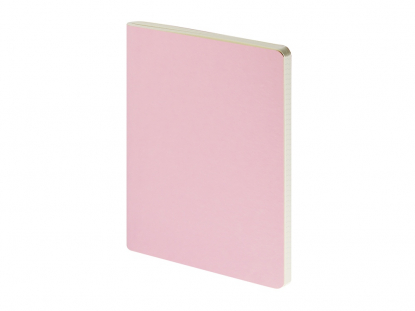 Бизнес-тетрадь А5 Megapolis Velvet flex, soft touch, розовая