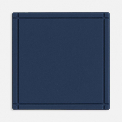 Лейбл из ПВХ Dzeta, L, темно-синий