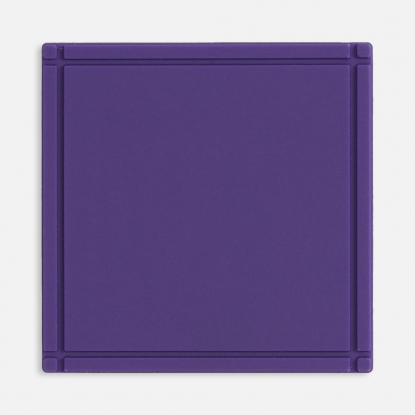 Лейбл из ПВХ Dzeta, L, фиолетовый