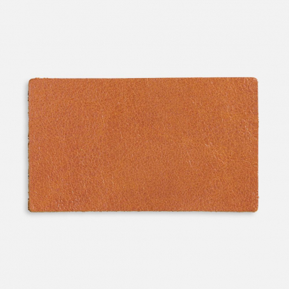 Лейбл кожаный Pasek, M, горчичный