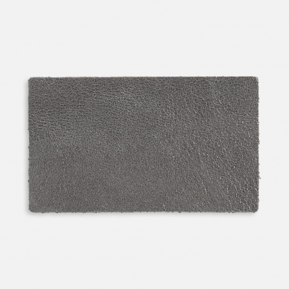 Лейбл кожаный Pasek, M, серый