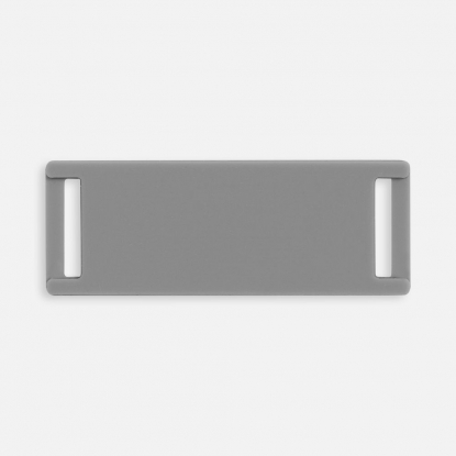 Лейбл из ПВХ Kova, серый