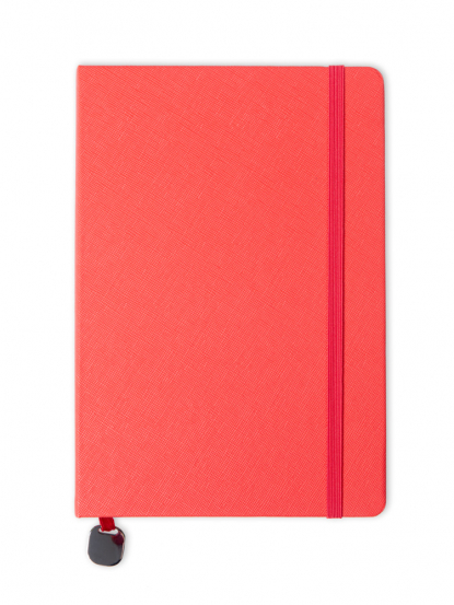 Ежедневник А5 в твердой обложке Pam, коралл