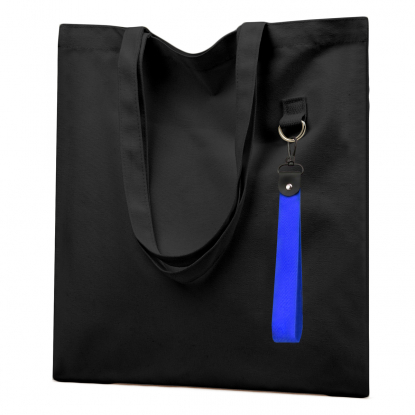 Сумка для покупок LUMISSA с ремувкой, чёрная с синим