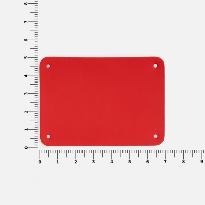 Лейбл Eta Soft Touch, XL, красный