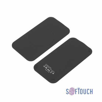 Настольное беспроводное зарядное устройство Slim SOFTTOUCH, с двух сторон