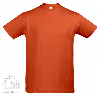 Футболка First, мужская, оранжевая