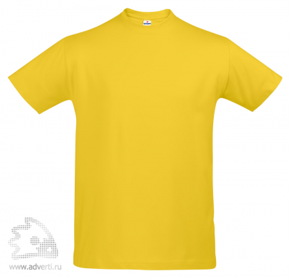 Футболка First, мужская, желтая