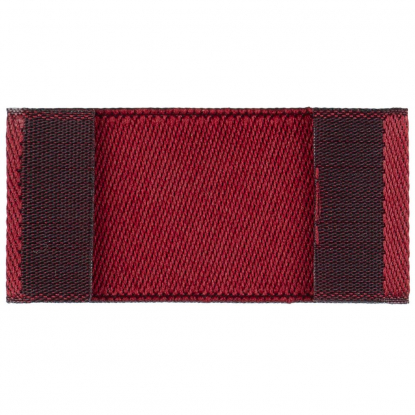 Лейбл тканевый Epsilon, XXS, бордовый