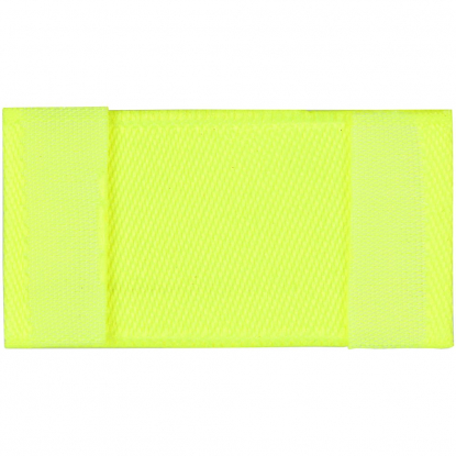 Лейбл тканевый Epsilon, XXS, желтый неон