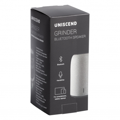 Беспроводная Bluetooth колонка Uniscend Grinder, синяя