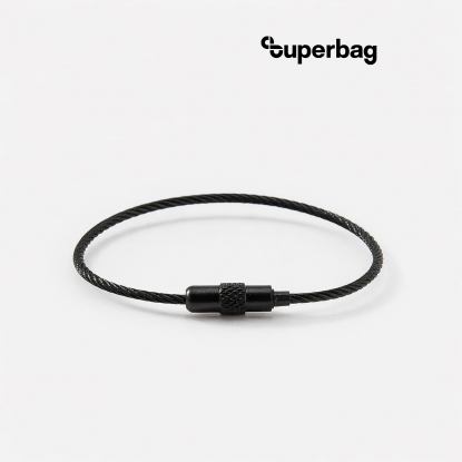 Тросик-кольцо Ring для обвеса, 15 см, черный