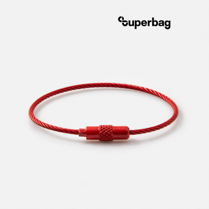 Тросик-кольцо Ring для обвеса, 15 см, красный
