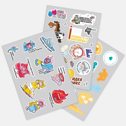 Наклейки из ПВХ Sticker Pack на заказ, размер S