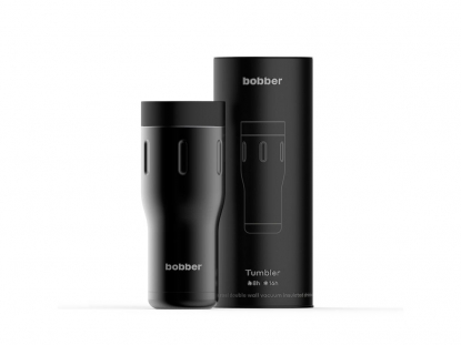 Вакуумная термокружка Tumbler, 470 мл, чёрная