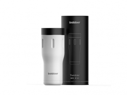 Вакуумная термокружка Tumbler, 470 мл, белая