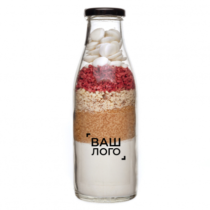 Смесь для выпечки кексов Bambingo с малиной, миндалем и белым шоколадом (500 мл)
