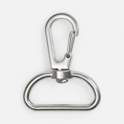 Застежка-карабин Snap Hook, L, серебристая