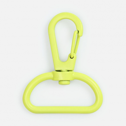 Застежка-карабин Snap Hook, L, желтый неон