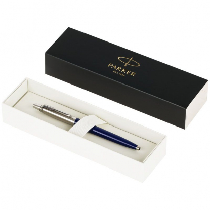 Ручка шариковая Parker Jotter Originals Navy Blue Chrome CT, тёмно-синяя