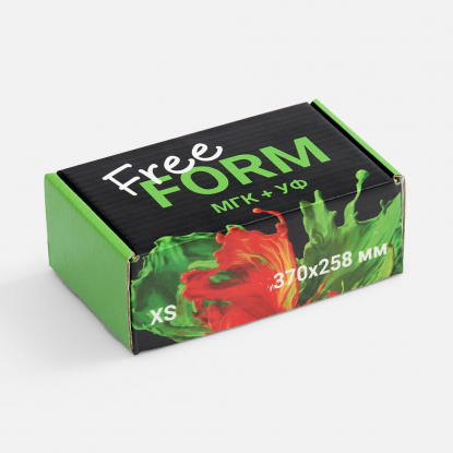 Коробка Freeform с печатью на заказ, XS
