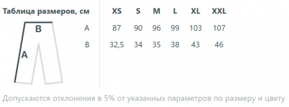 Размерная таблица джоггеров Lovi