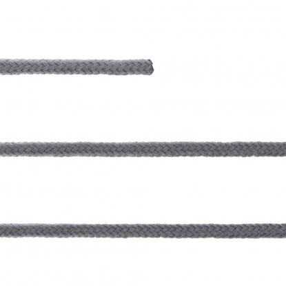Круглый шнур Lasso M, серый, 90 см