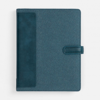 Ежедневник-органайзер Twill, недатированный, синий
