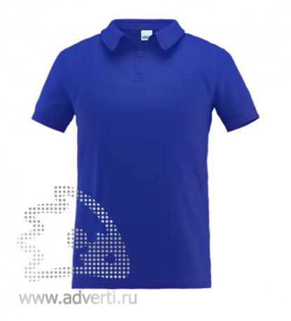 Рубашка поло Stan Premium, мужская, синяя