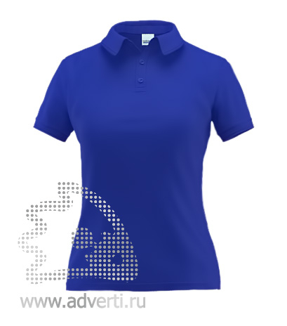 Рубашка поло Stan Premium W, женская, синяя