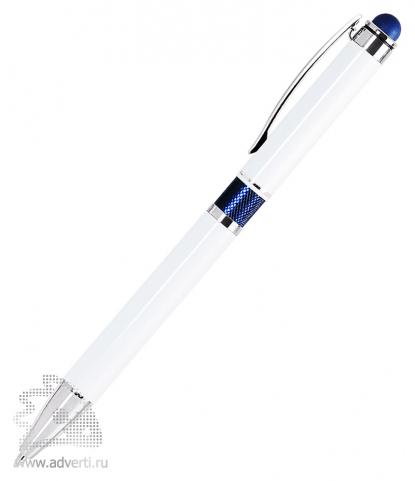 Шариковая ручка Arctic Portobello Trend, белая с синим