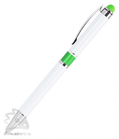 Шариковая ручка IP Arctic, белая с зеленым