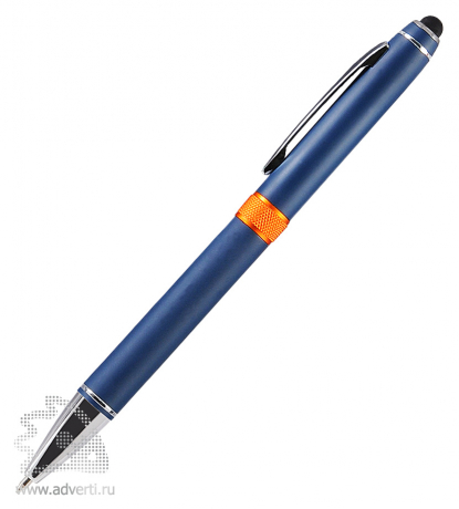 Шариковая ручка Ocean, синяя с оранжевым