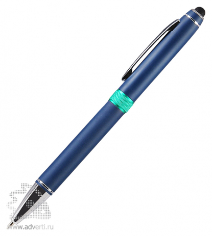 Шариковая ручка Ocean, синяя с бирюзой