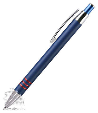 Шариковая ручка Avenue, синяя с красным