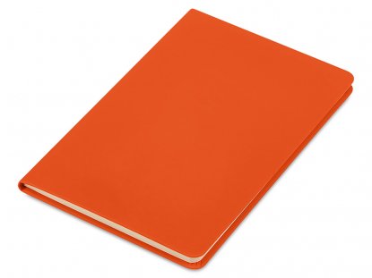 Блокнот в твердой обложке A5 Виспи в клетку, оранжевый