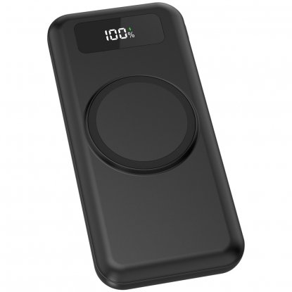 Внешний аккумулятор Authority с беспроводной зарядкой, 10000 Mah, чёрный