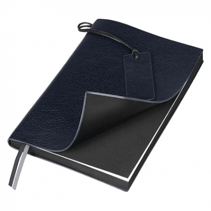 Ежедневник Flexy Foggia Leatherette B5, недатированный, тёмно-синий