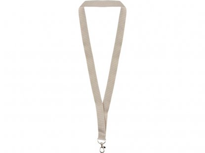 Ланьярд с карабином, бежевый