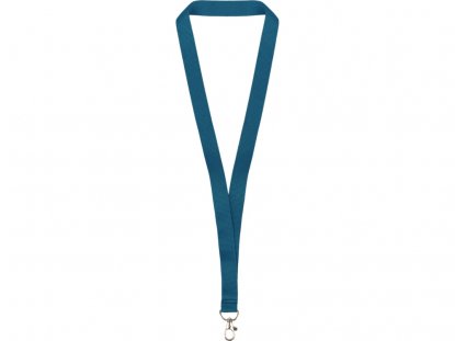 Ланьярд с карабином, голубой