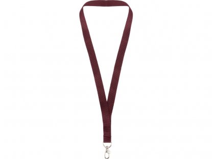 Ланьярд с карабином, бургунди