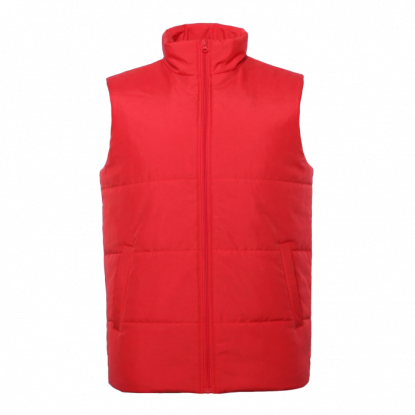 Жилет унисекс STAN TOP, утеплённый, красный