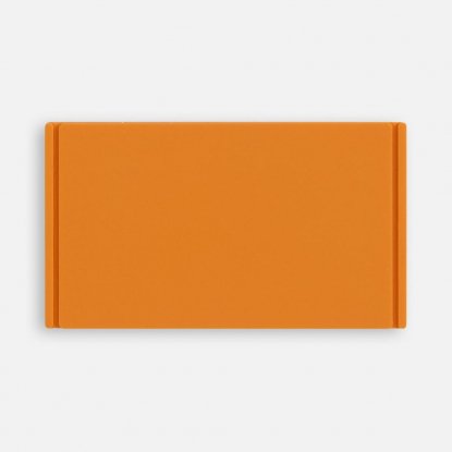 Лейбл из ПВХ Dzeta, M, оранжевый