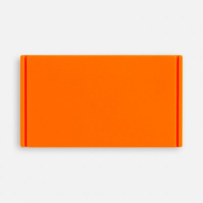 Лейбл из ПВХ Dzeta, M, оранжевый неон