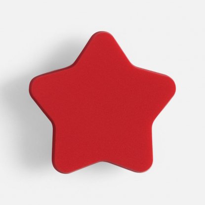 Джибитс из ПВХ Звезда, красный