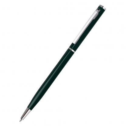 Ручка металлическая Альдора, изумрудная